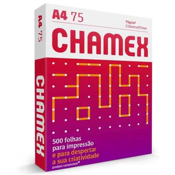 Chamex - Papel Sulfite, A4, 75g, 500 folhas - Image 2