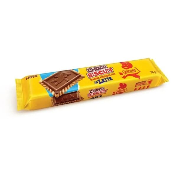 Biscoito Choco Biscuit Chocolate Ao Leite Garoto 78g - Image 3