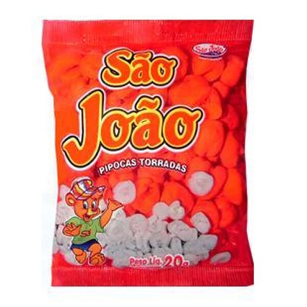 Pipoca Torrada Crocante doce 100g São João - Image 4